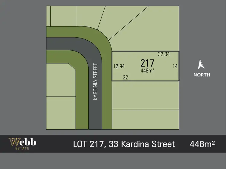 Main view of Homely land listing, LOT 217, 33 Kardinia Street, Bonshaw VIC 3352