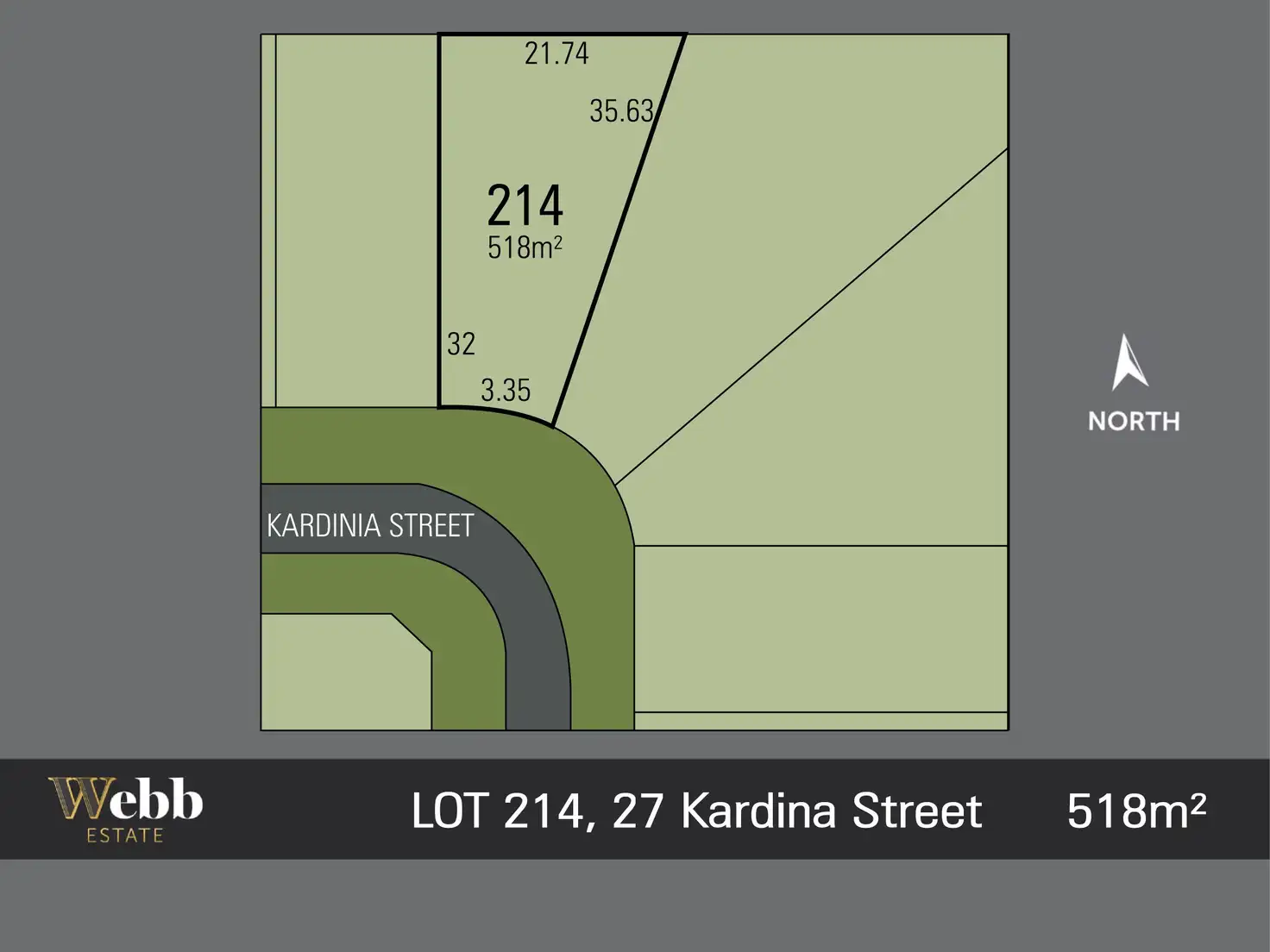 Main view of Homely land listing, LOT 214, 27 Kardinia Street, Bonshaw VIC 3352