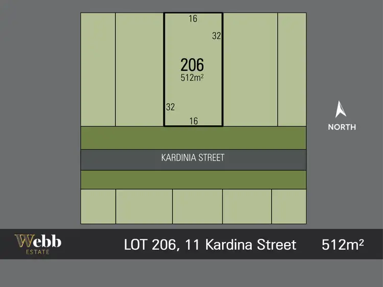 Main view of Homely land listing, LOT 206, 11 Kardinia Street, Bonshaw VIC 3352