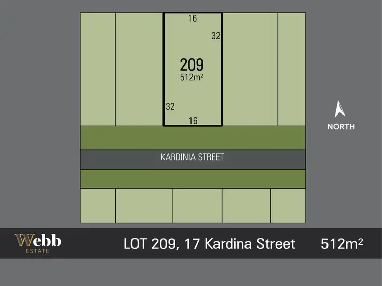 Main view of Homely land listing, LOT 209, 17 Kardinia Street, Bonshaw VIC 3352