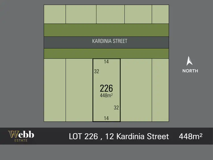 Main view of Homely land listing, LOT 226, 12 Kardinia Street, Bonshaw VIC 3352