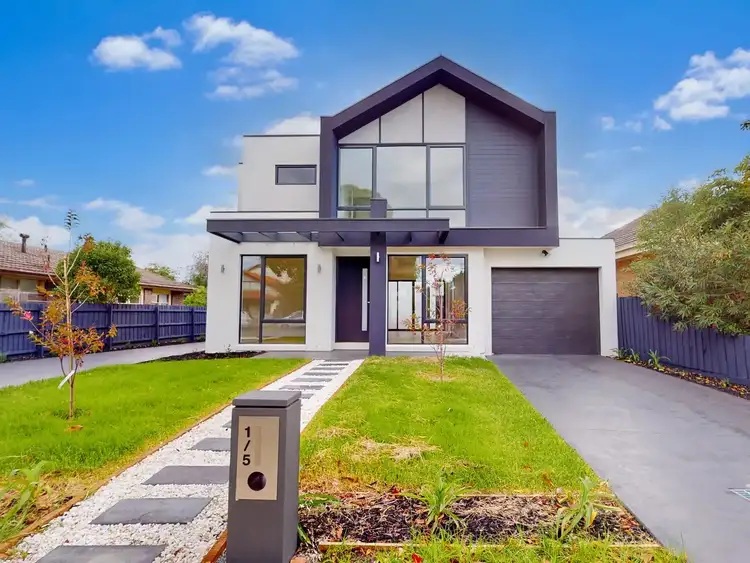 Main view of Homely townhouse listing, 1/5 Porter Road, Carnegie VIC 3163