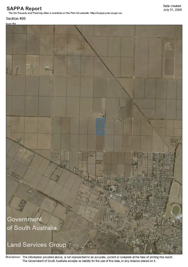 Main view of Homely rural property listing, Section 495 Dunn Road, Kadina SA 5554