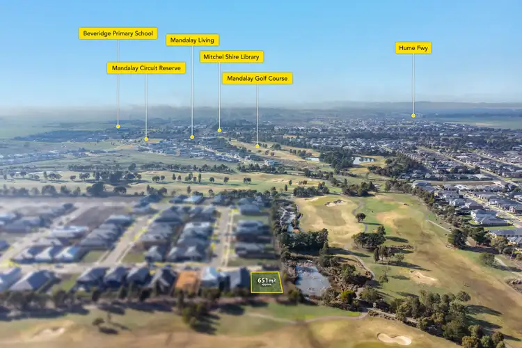 Third view of Homely land listing, 50 Ambient Crescent, Beveridge VIC 3753