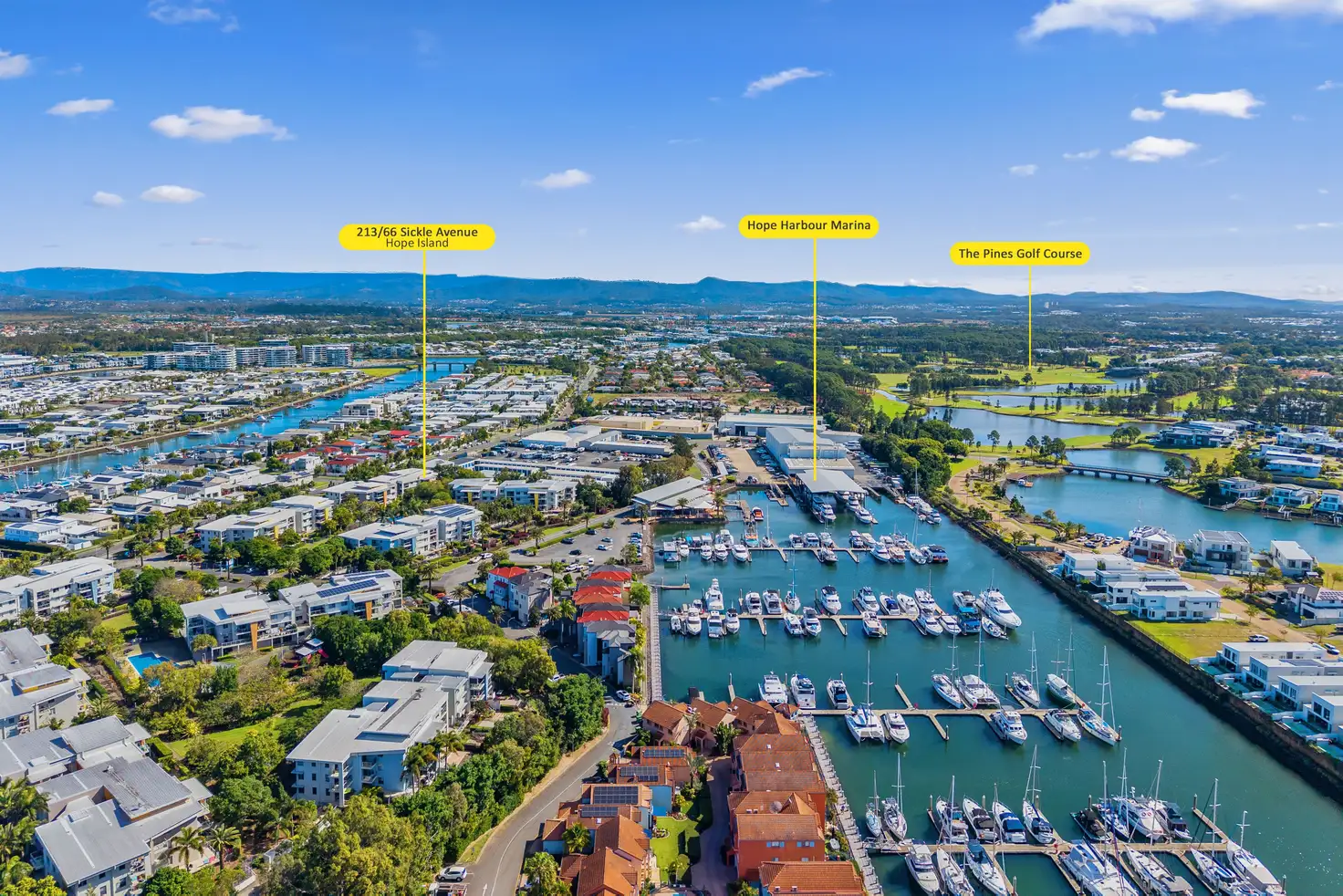 Main view of Homely unit listing, 213/64 Sickle Avenue, Hope Island QLD 4212