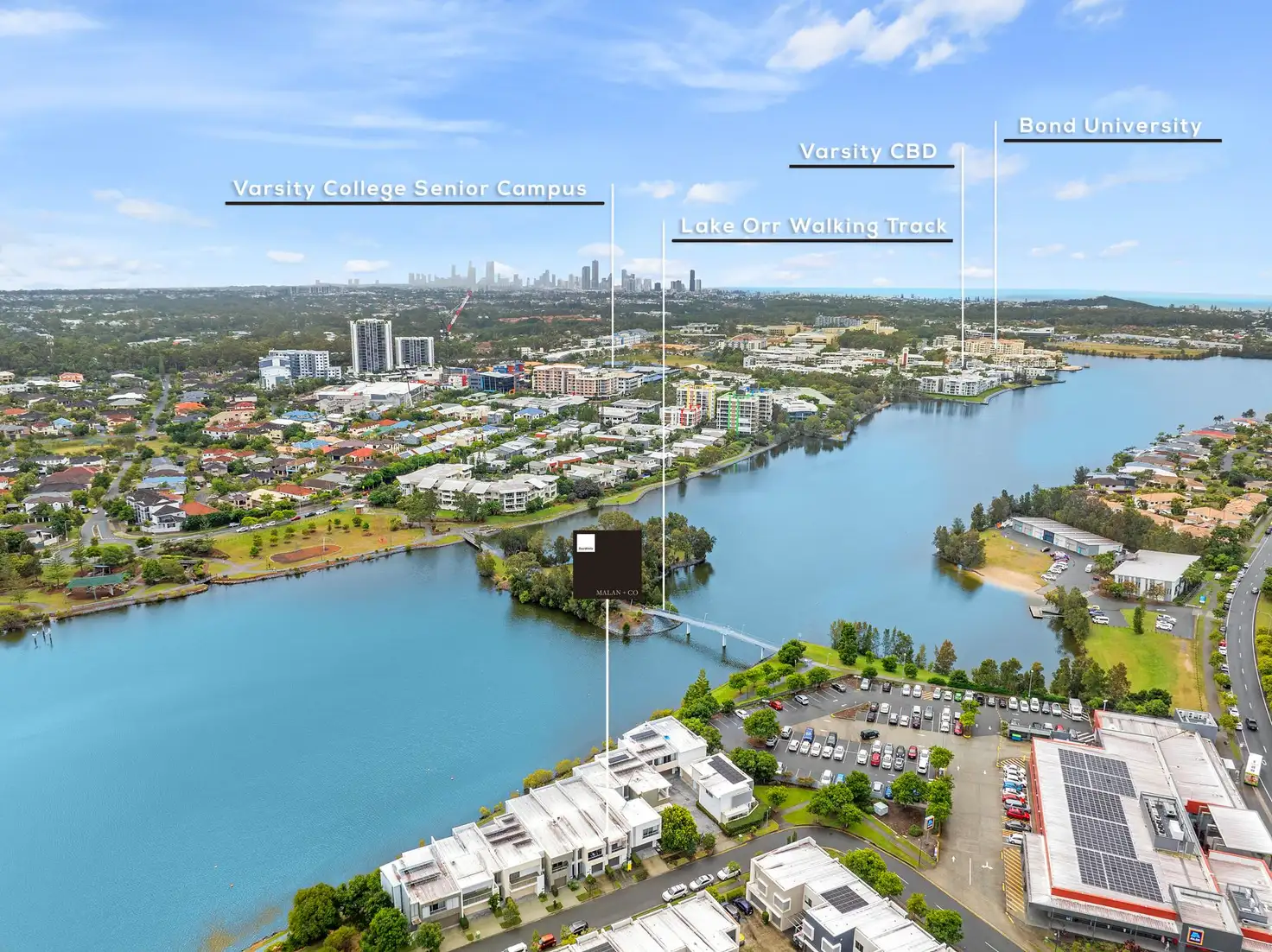 Main view of Homely townhouse listing, 11 South Bay Drive, Varsity Lakes QLD 4227