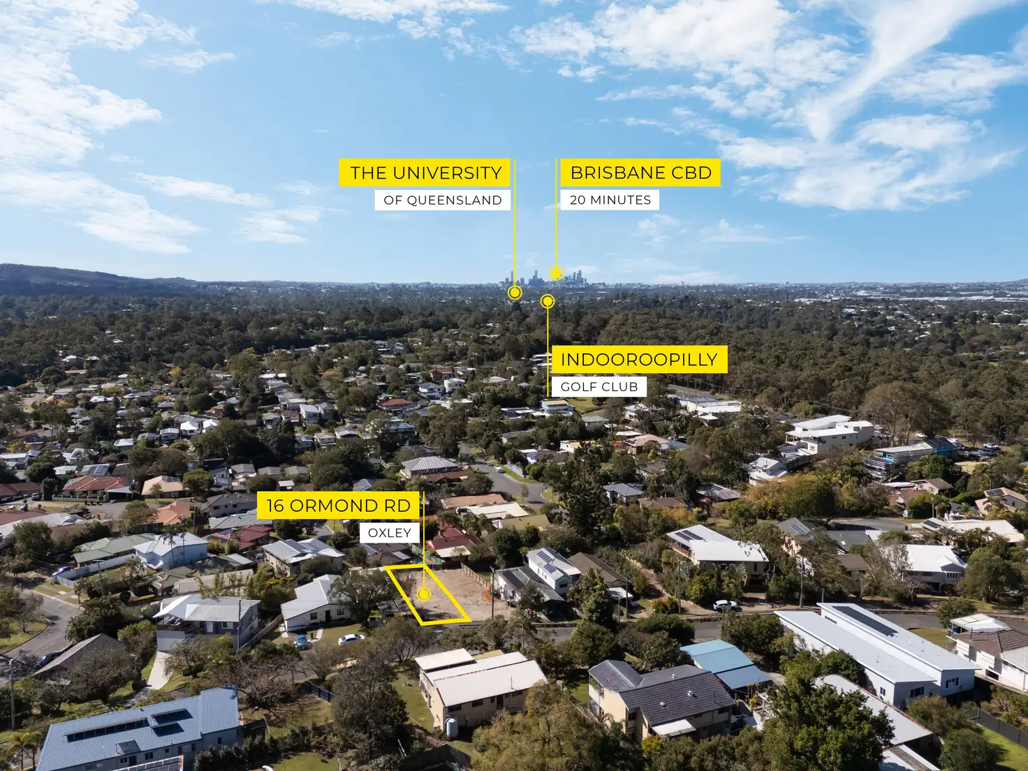 Main view of Homely land listing, 16 Ormond Road, Oxley QLD 4075