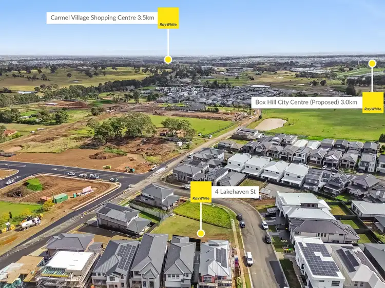 Fourth view of Homely land listing, 4 Lakehaven Street, Box Hill NSW 2765