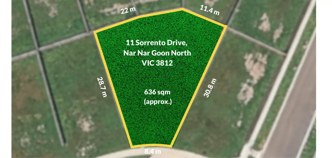 Main view of Homely land listing, 11 Sorrento Drive, Nar Nar Goon North VIC 3812