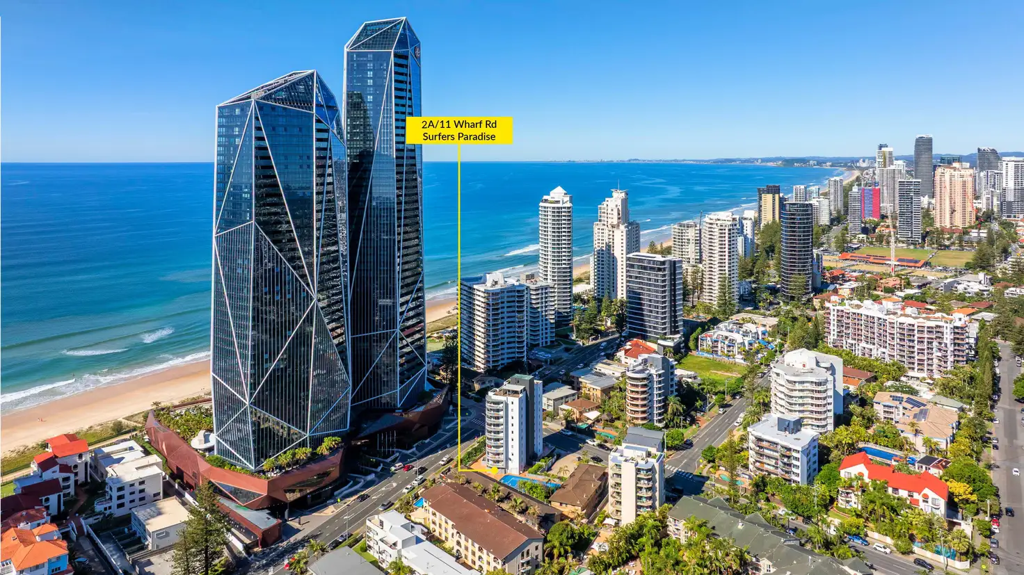 Main view of Homely apartment listing, 2A/11 Wharf Road, Surfers Paradise QLD 4217