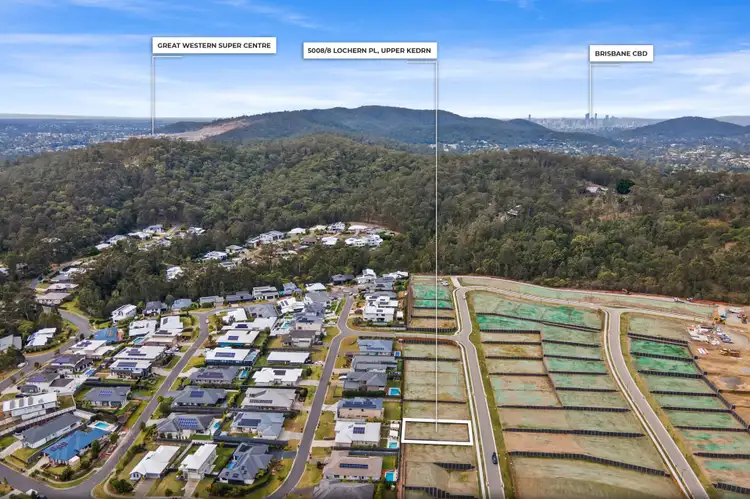 Fifth view of Homely land listing, LOT 5008, 8 Lochern Place, Upper Kedron QLD 4055