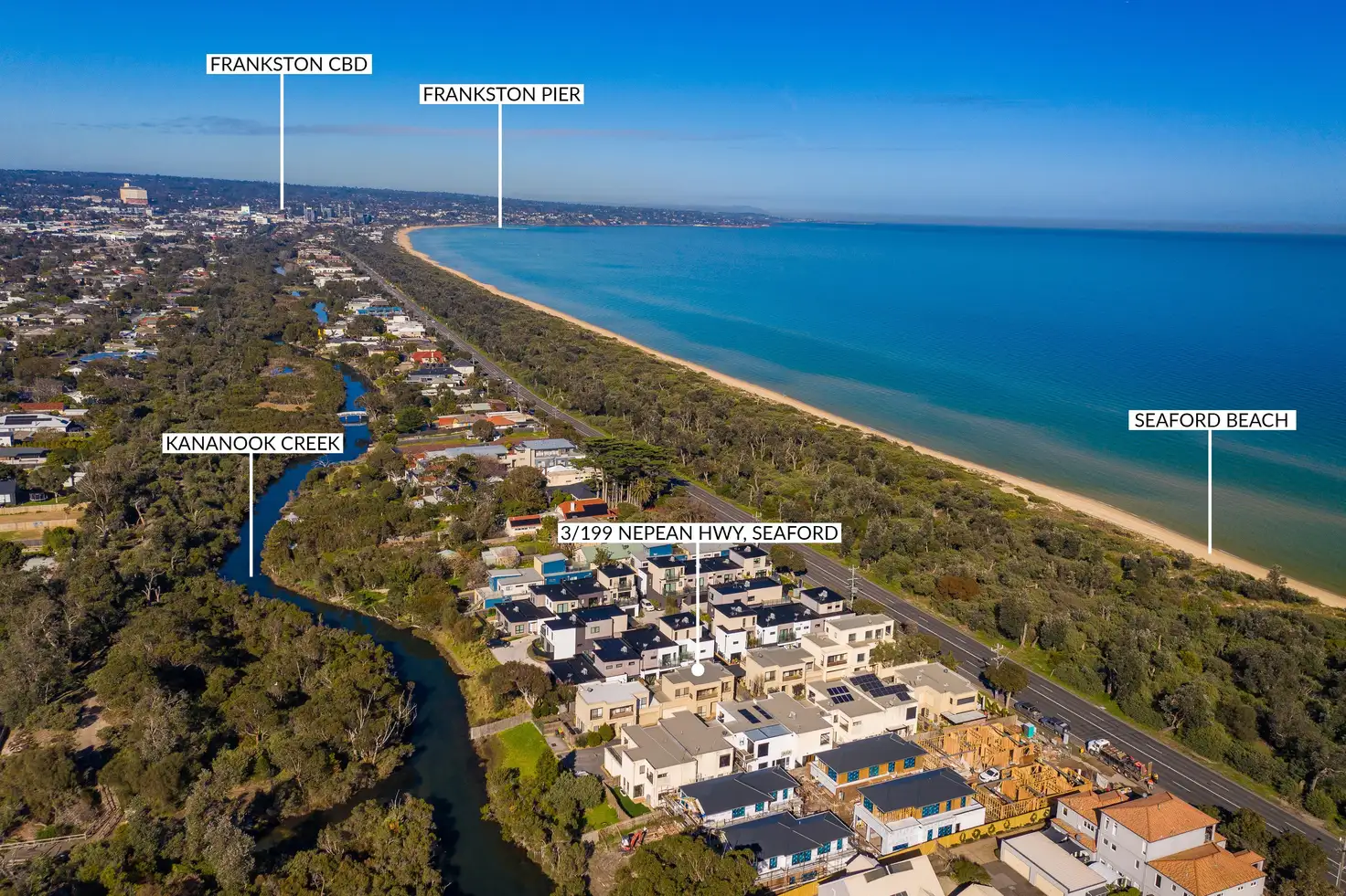 Main view of Homely townhouse listing, 3/199 Nepean Highway, Seaford VIC 3198