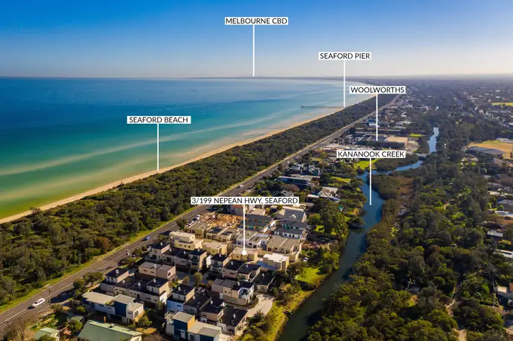 Second view of Homely townhouse listing, 3/199 Nepean Highway, Seaford VIC 3198