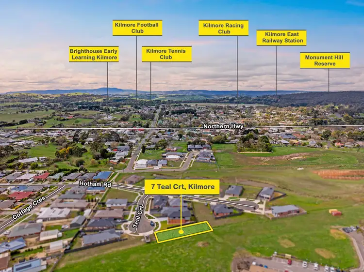 Third view of Homely land listing, 7 Teal Court, Kilmore VIC 3764