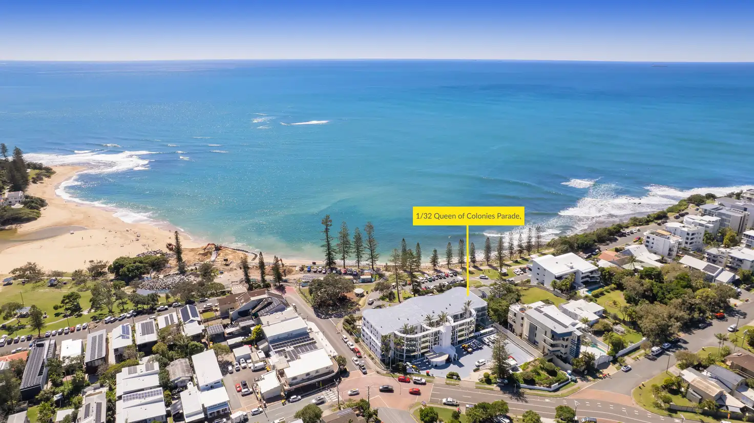 Main view of Homely unit listing, Unit 1/32 Queen of Colonies Parade, Moffat Beach QLD 4551