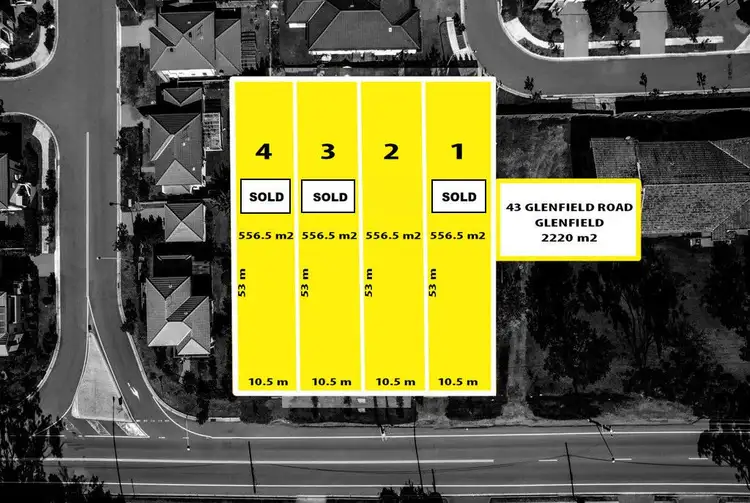 Main view of Homely land listing, 43 Glenfield Road, Glenfield NSW 2167