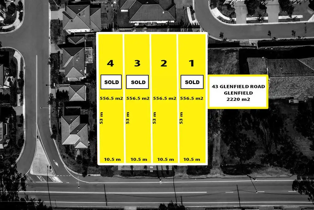 Main view of Homely land listing, 43 Glenfield Road, Glenfield NSW 2167