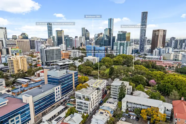 Second view of Homely apartment listing, 503/491 Wickham Terrace, Spring Hill QLD 4000