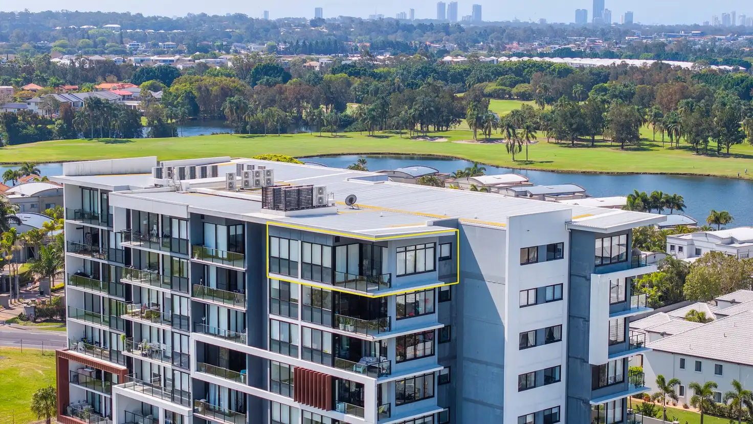 Main view of Homely apartment listing, 707/112 Palm Meadows Drive, Carrara QLD 4211