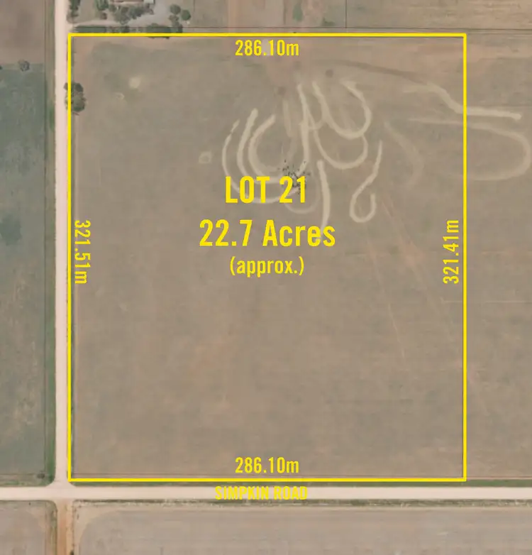 Lot 21 Simpkin Road, Korunye SA 5502