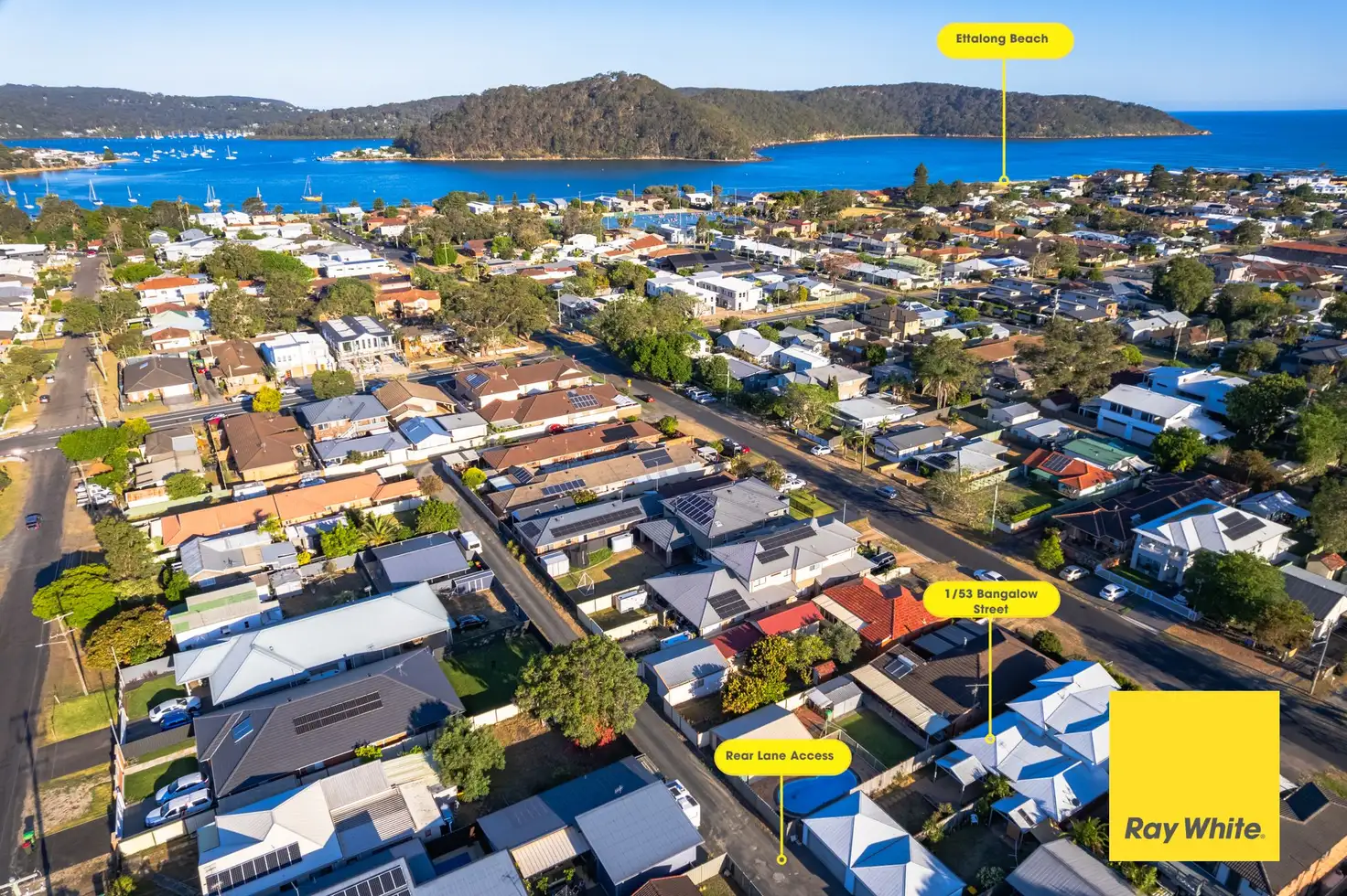 Main view of Homely townhouse listing, 1/53 Bangalow Street, Ettalong Beach NSW 2257