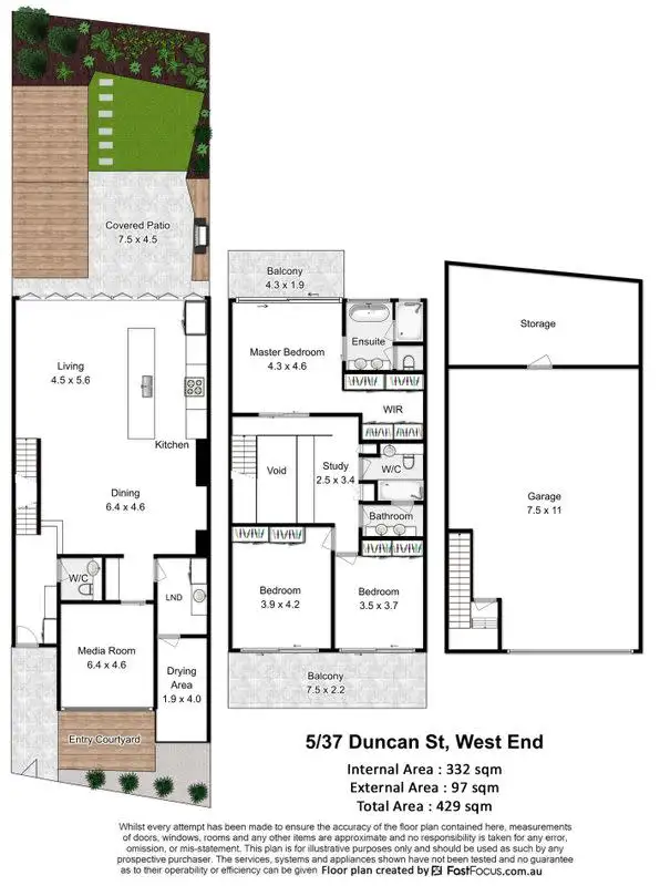 Second view of Homely apartment listing, 5/37 Duncan Street, West End QLD 4101