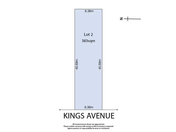 Third view of Homely land listing, Lot 1/8 Kings Avenue, Blair Athol SA 5084