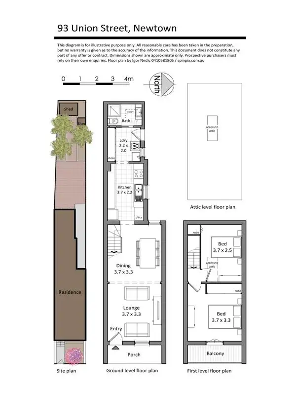 Seventh view of Homely house listing, 93 Union St, Newtown NSW