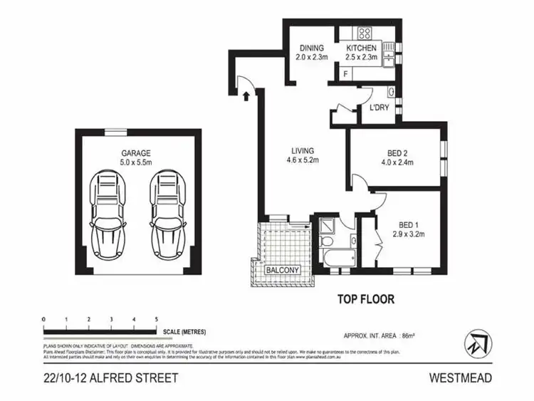 Fifth view of Homely apartment listing, 22/10-12 Alfred St, Westmead NSW