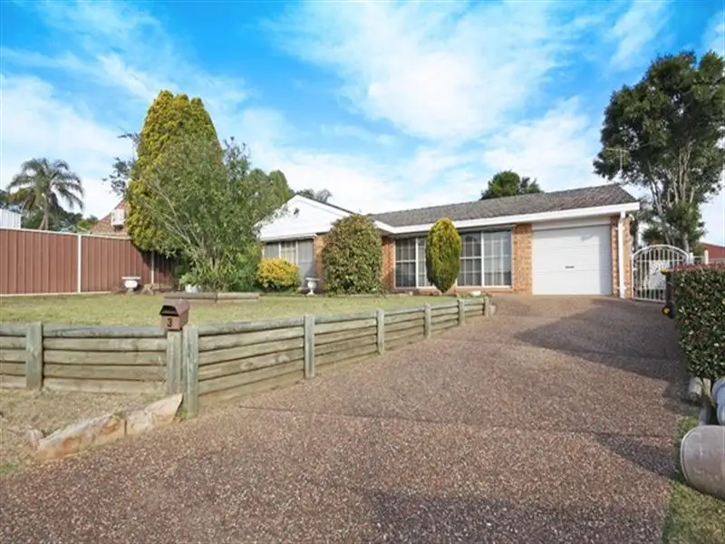 Main view of Homely house listing, 3 Cherokee Pl, Raby NSW