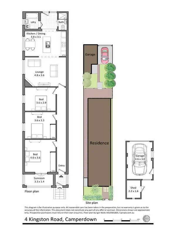 Fifth view of Homely house listing, 4 Kingston Rd, Camperdown NSW