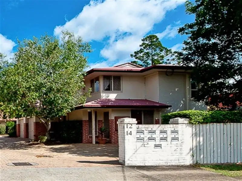 Main view of Homely townhouse listing, 1/14 Bermingham St, Alderley QLD