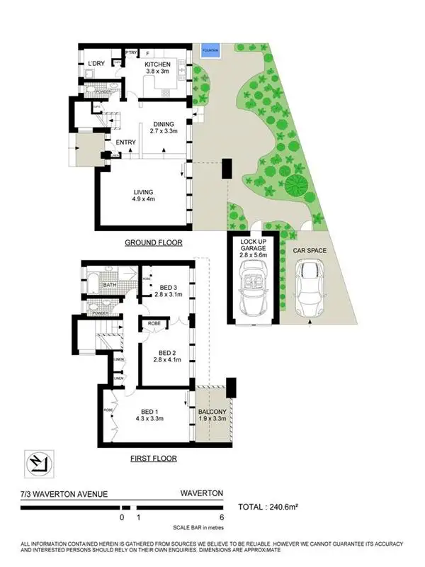 Fifth view of Homely apartment listing, 7/3 Waverton Ave, Waverton NSW