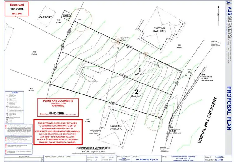 Fifth view of Homely land listing, 12 Viminal Hill Crescent, Seven Hills QLD 4170