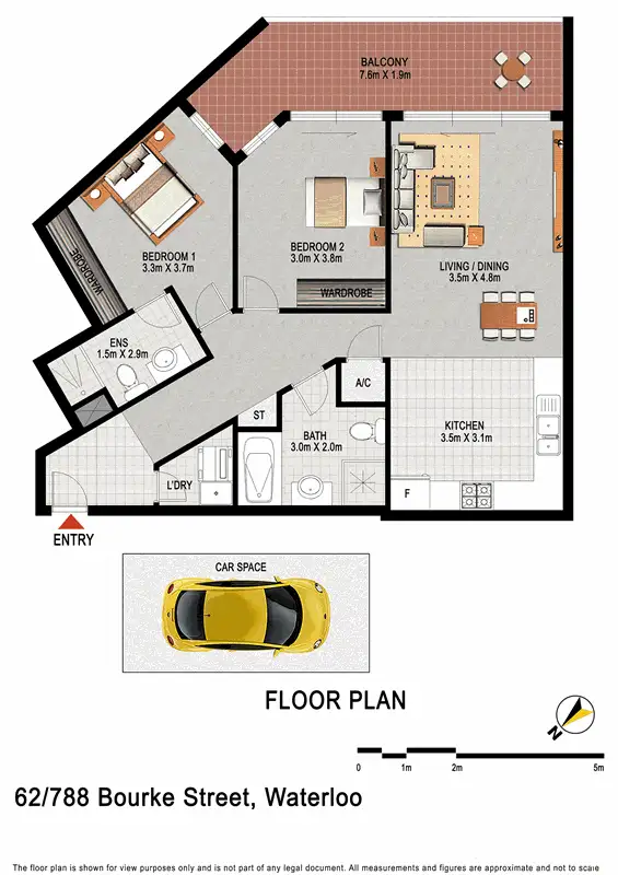 Seventh view of Homely apartment listing, 62/788 Bourke Street, Waterloo NSW 2017