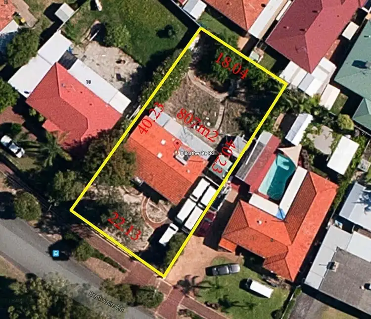Main view of Homely house listing, 8 Brathwaite Road, Lockridge WA 6054