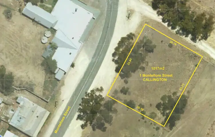 Main view of Homely land listing, 1 Montefiore Street, Callington SA 5254