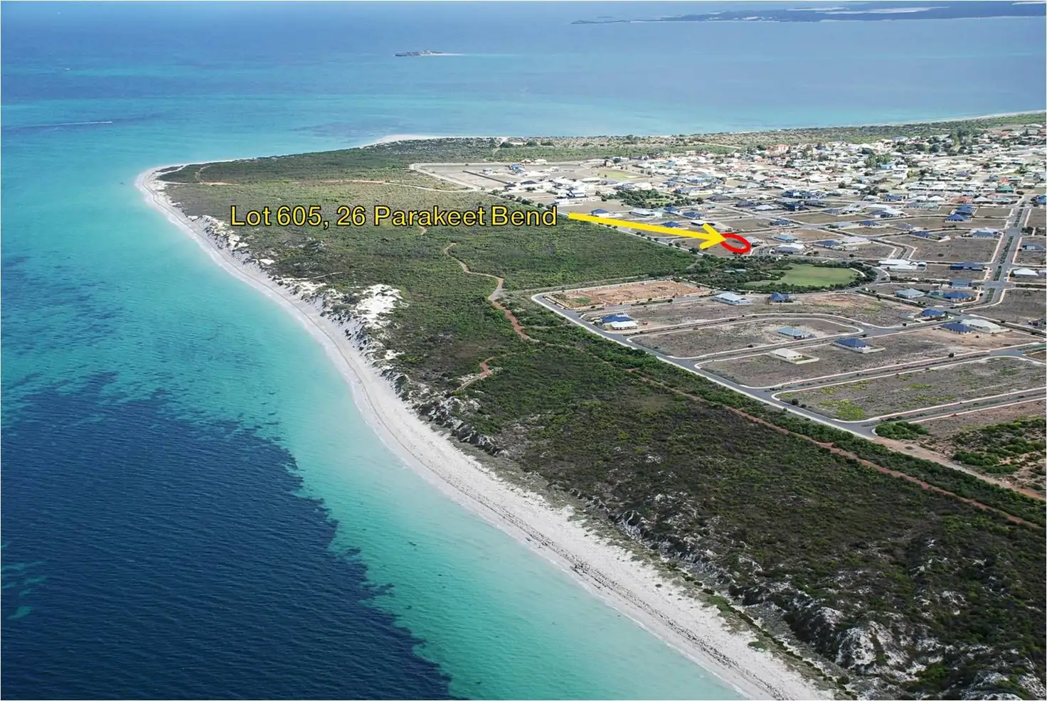Main view of Homely land listing, Lot 605, 26 Parakeet Bend, Jurien Bay WA 6516