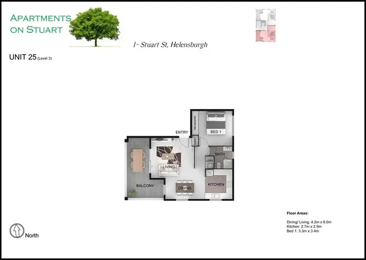 Third view of Homely unit listing, 15/1-5 Stuart Street, Helensburgh NSW 2508