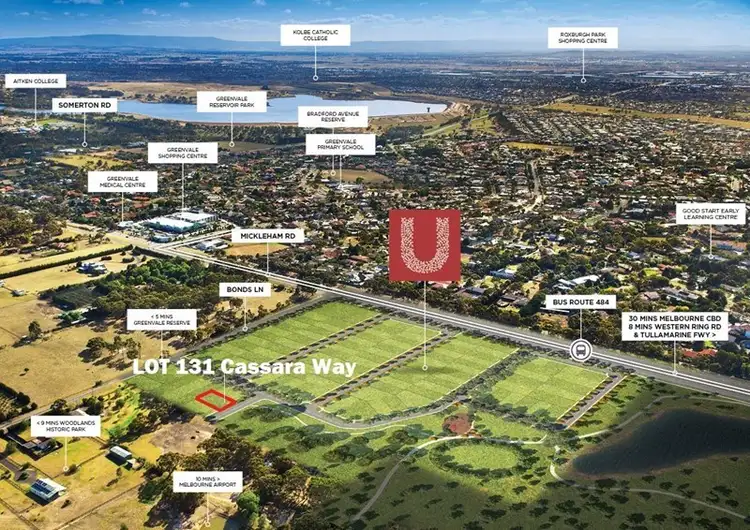 Second view of Homely land listing, Lot 131 Cassara Way, Greenvale VIC 3059