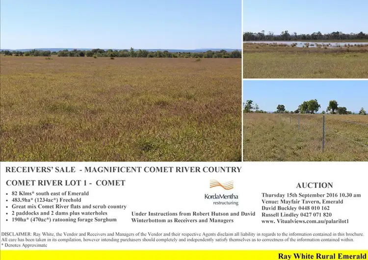 Main view of Homely rural property listing, Comet River Lot 1 Klimore Road, Comet QLD 4702