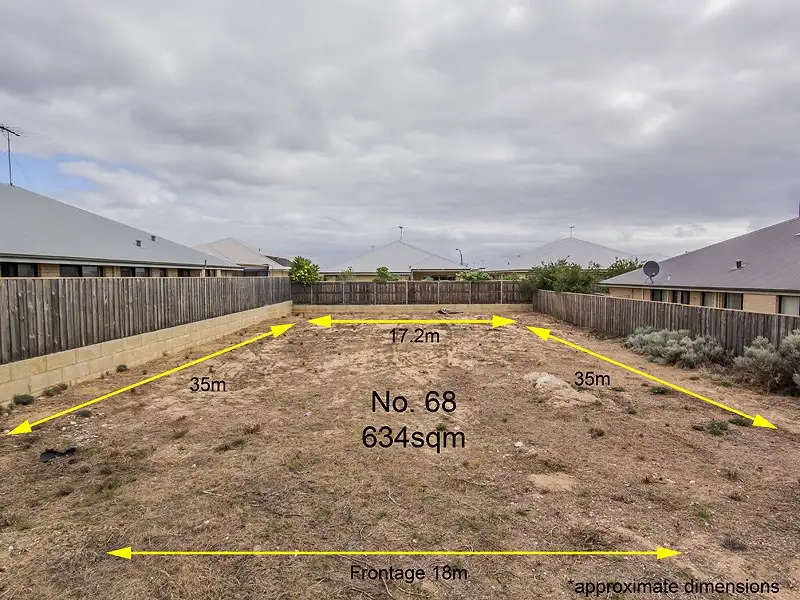 Main view of Homely land listing, 68 Seascapes Boulevard, Halls Head WA 6210