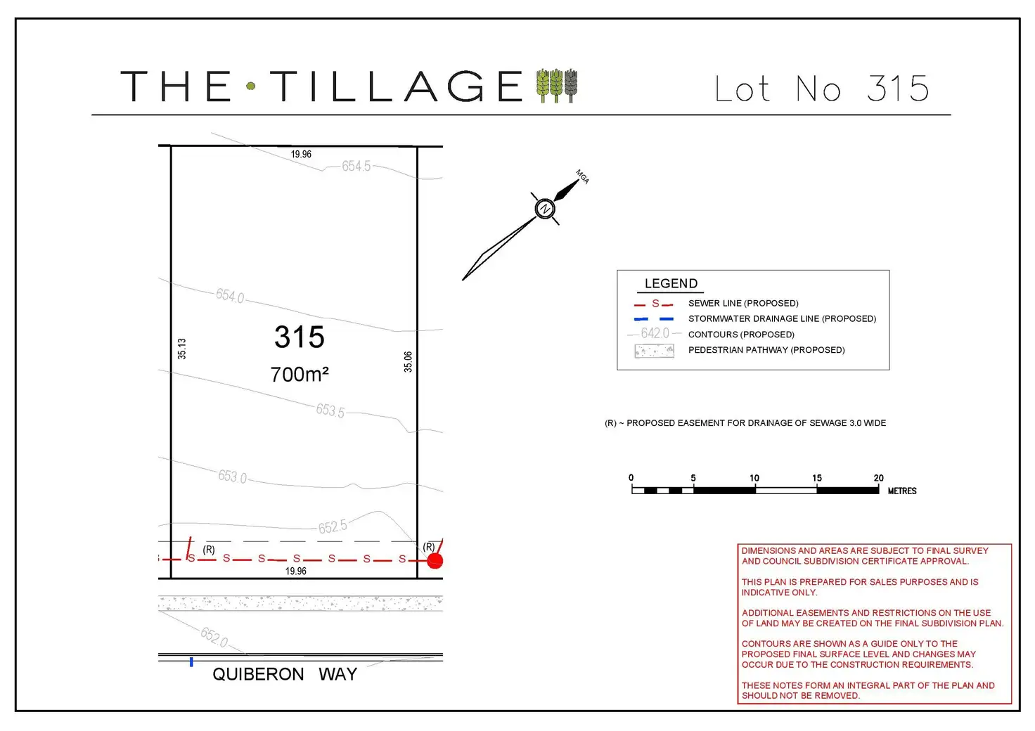 Main view of Homely land listing, Lot 315 Quiberon Way, Goulburn NSW 2580