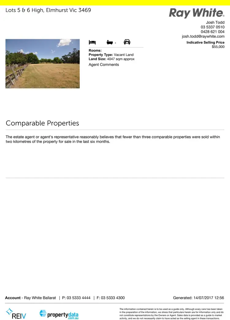 Fifth view of Homely rural property listing, CA 5 & 6 High Street, Elmhurst VIC 3469