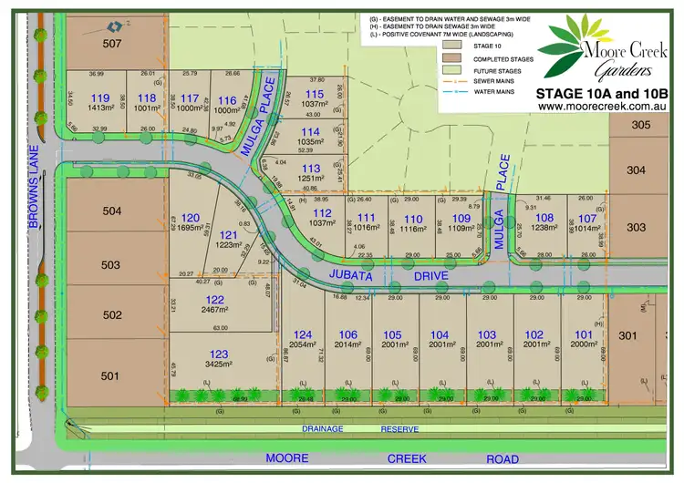 Second view of Homely land listing, Lot 107, Stage 10 Moore Creek Gardens, Tamworth NSW 2340