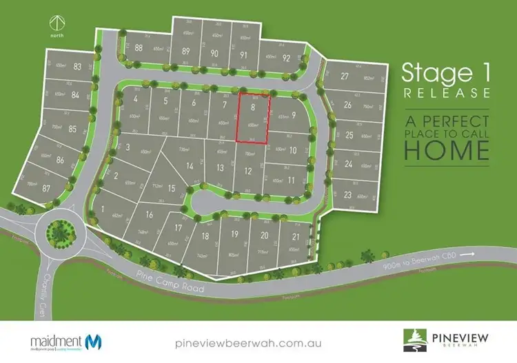 Main view of Homely land listing, Lot 8 Featherwood Crescent, Beerwah QLD 4519