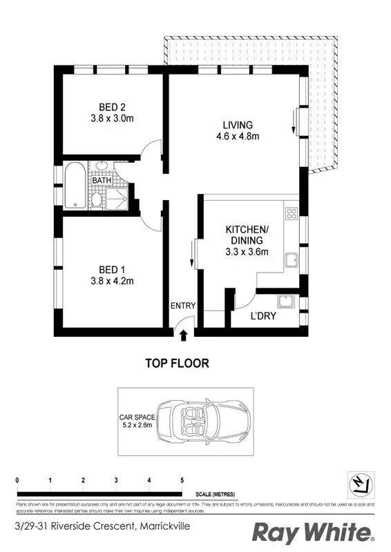 Sixth view of Homely apartment listing, 3/29 Riverside Crescent, Marrickville NSW 2204