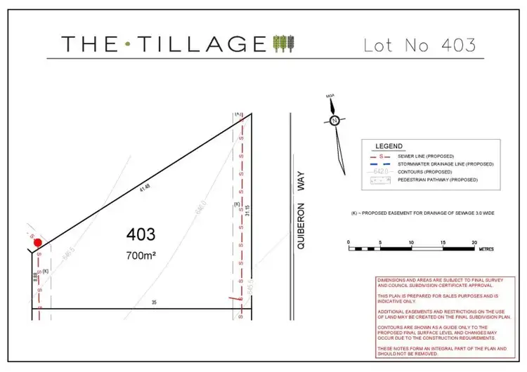 Main view of Homely land listing, Lot 403 Quiberon Way, Goulburn NSW 2580