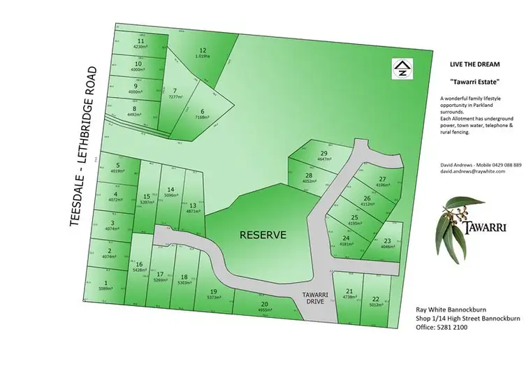 Main view of Homely land listing, Lot 1 Tawarri Estate, Teesdale VIC 3328