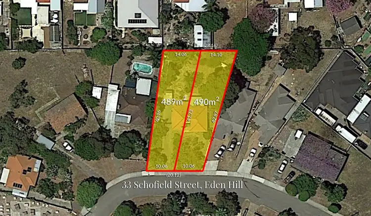 Second view of Homely land listing, Lot 1/33 Schofield Street, Eden Hill WA 6054